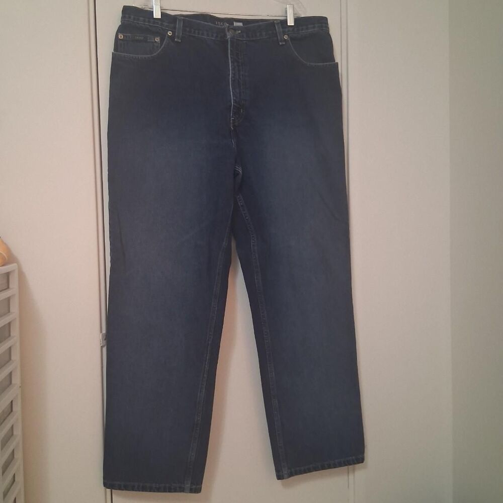 Izod Men's Blue and Navy Jeans